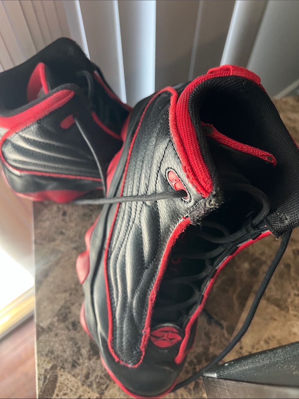 Jordan Pro Strong "Bred" Black/University Red - Youth Size 5Y